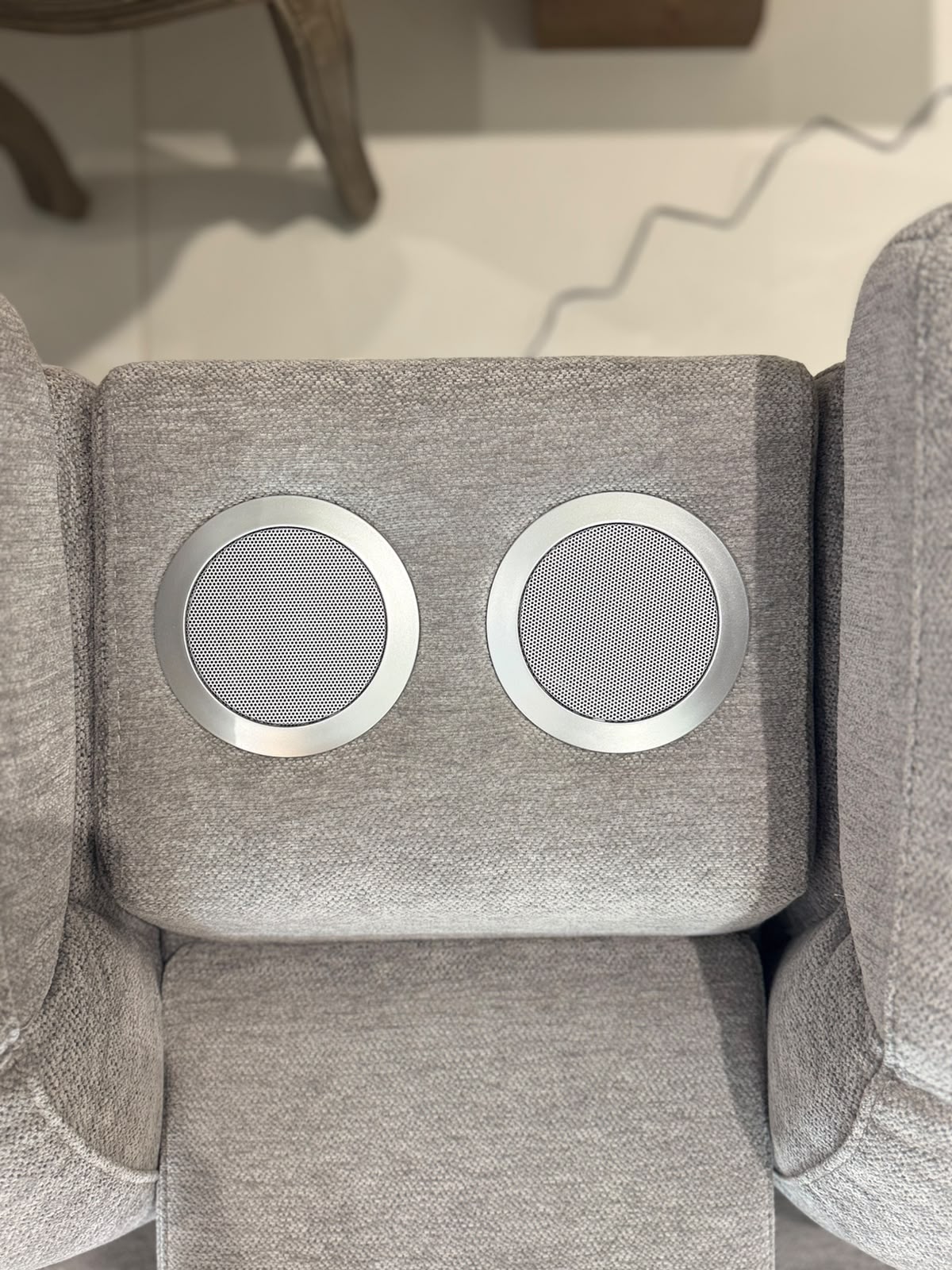 Ohio Modular Electric Recliner Sofa Grey Large Corner
