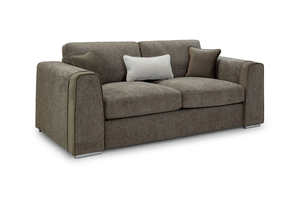 Naples Sofa Mocha 3 Seater 3 Seater