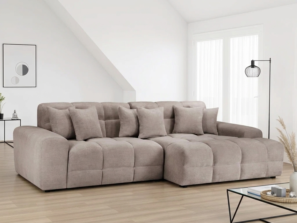 Jacob Sofa Latte Right Hand Facing Corner