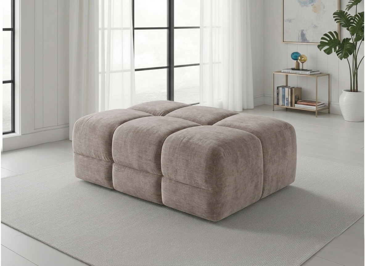 Jacob Sofa Latte Footstool