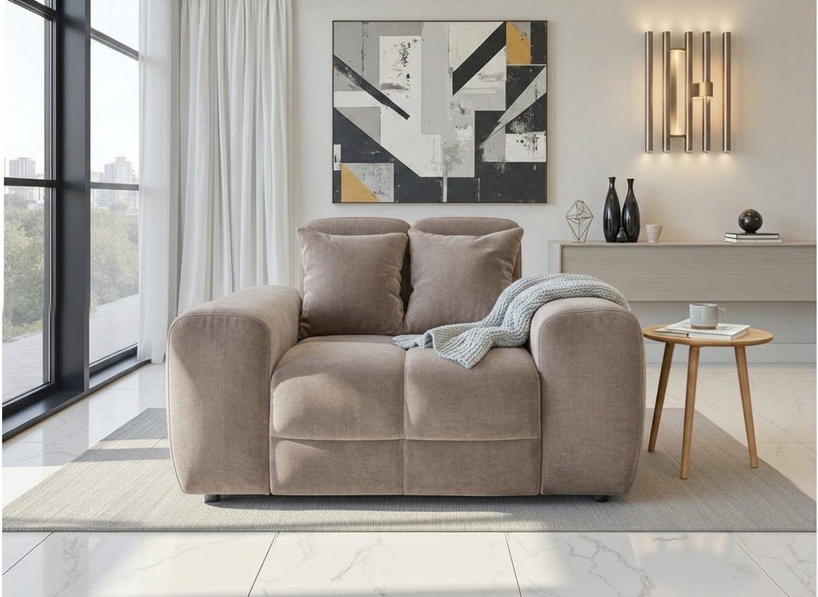 Jacob Sofa Latte Armchair Armchair