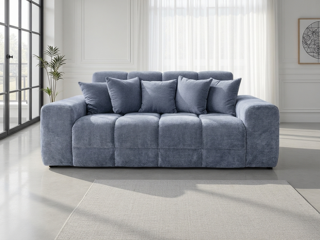 Jacob Sofa Grey 3 Seater 3 Seater
